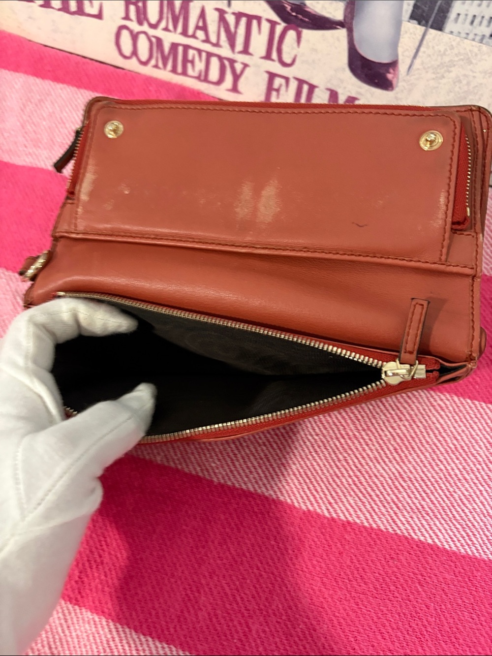 Gucci Guccissima  like a peach color Signature Continental Wallet Rehab wallet - Picture 11 of 11